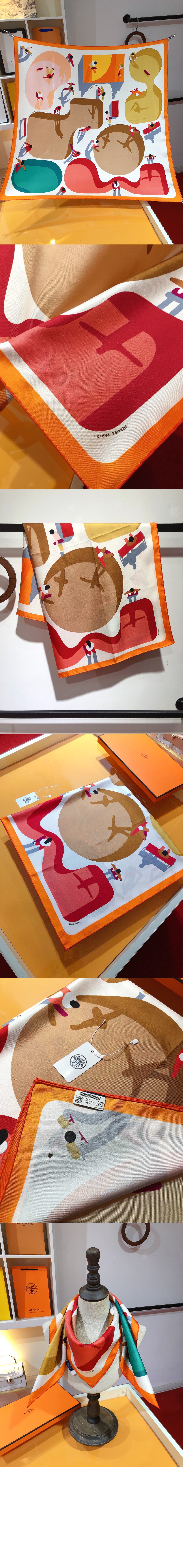 Figures Libres 스카프 90 > 에르메스