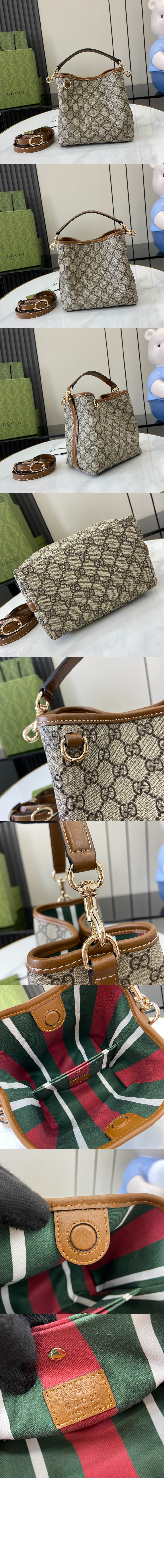 GG 엠블럼 미니 버킷백 815118 > GG Emblem - GG 엠블럼