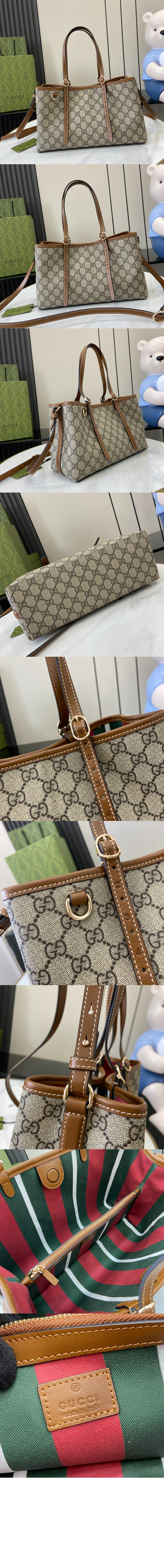 GG 엠블럼 스몰 토트백 815214 > GG Emblem - GG 엠블럼