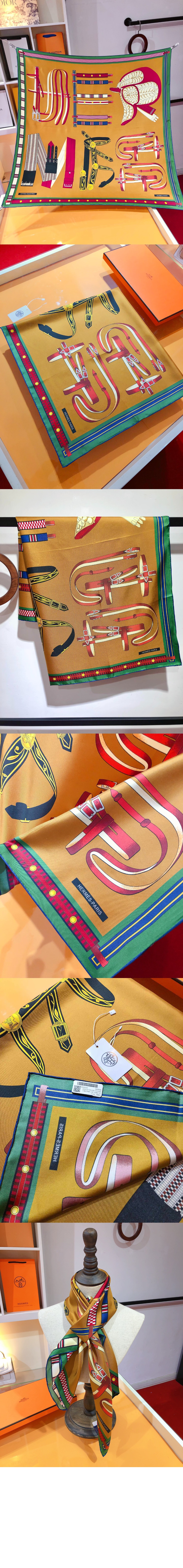 Planifleurs 스카프 90 > 에르메스