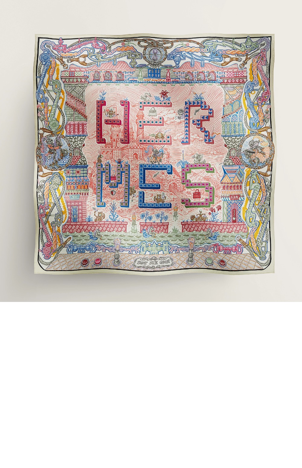 Planifleurs 스카프 90 > 에르메스