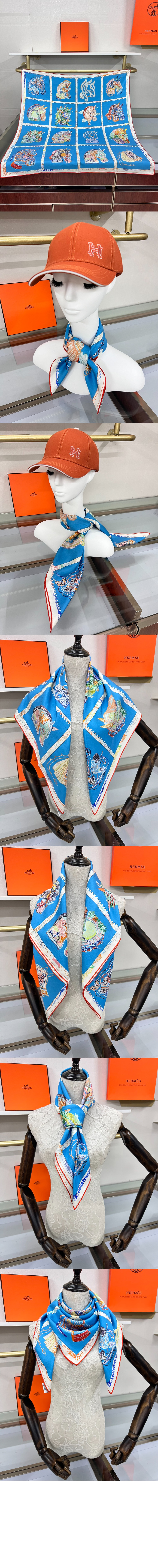 Horse Prism 스카프 90 > 에르메스