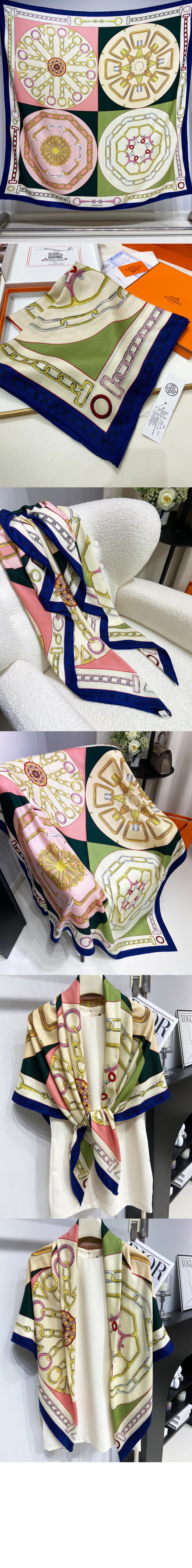 Effet Kaleidoscope 숄 140 > 에르메스