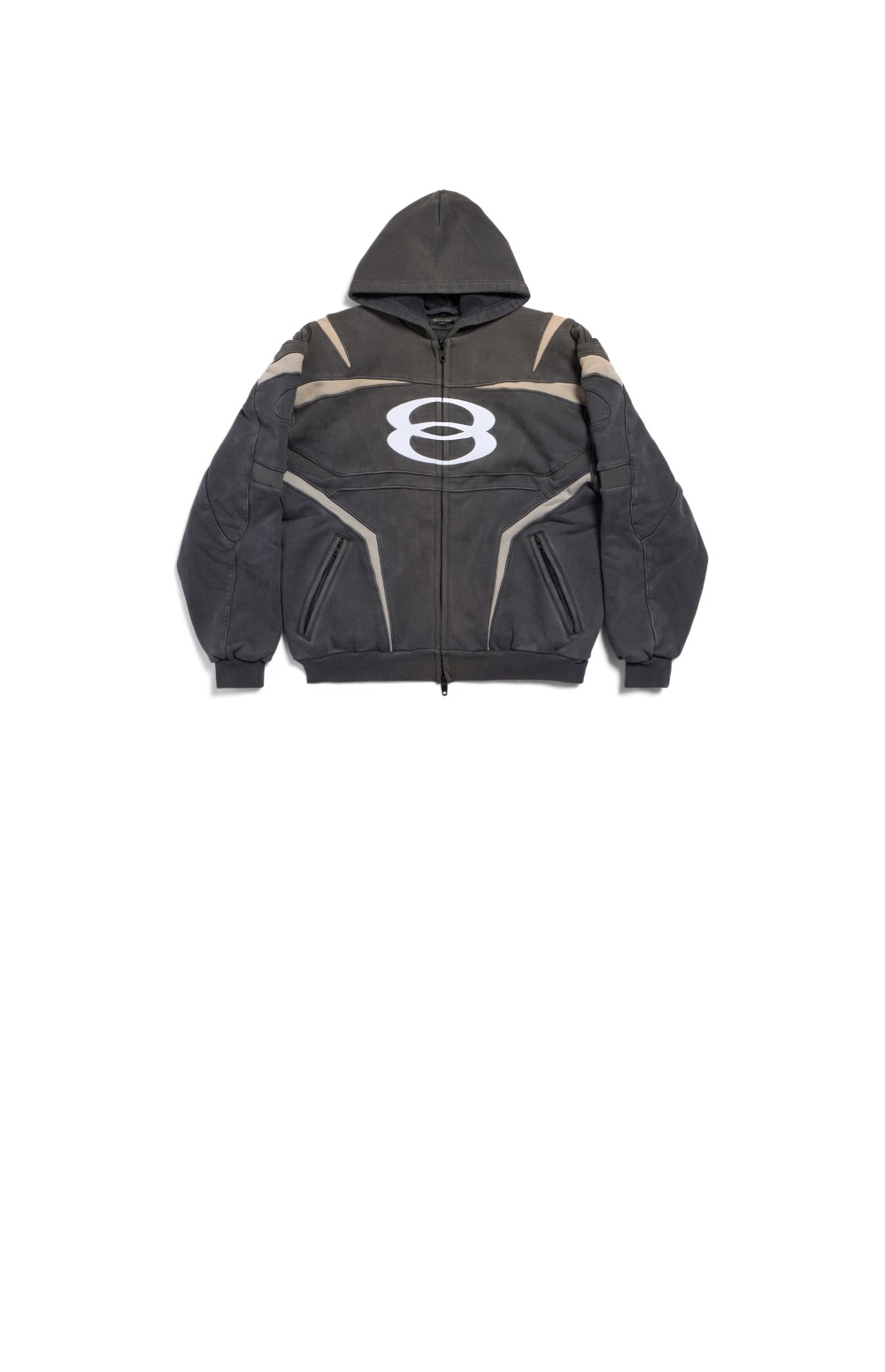 유니티 스포츠 아이콘 바이커 오버사이즈 집업 후디 > Etc - 기타제품