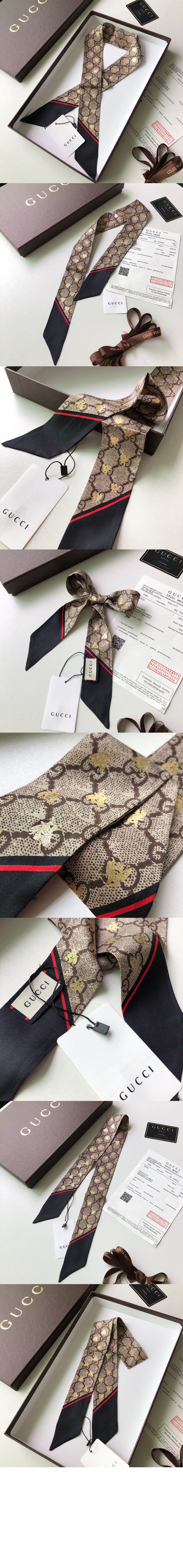 GG 비(Bee) 모양 실크 넥 보우 499226 > Etc - 기타제품