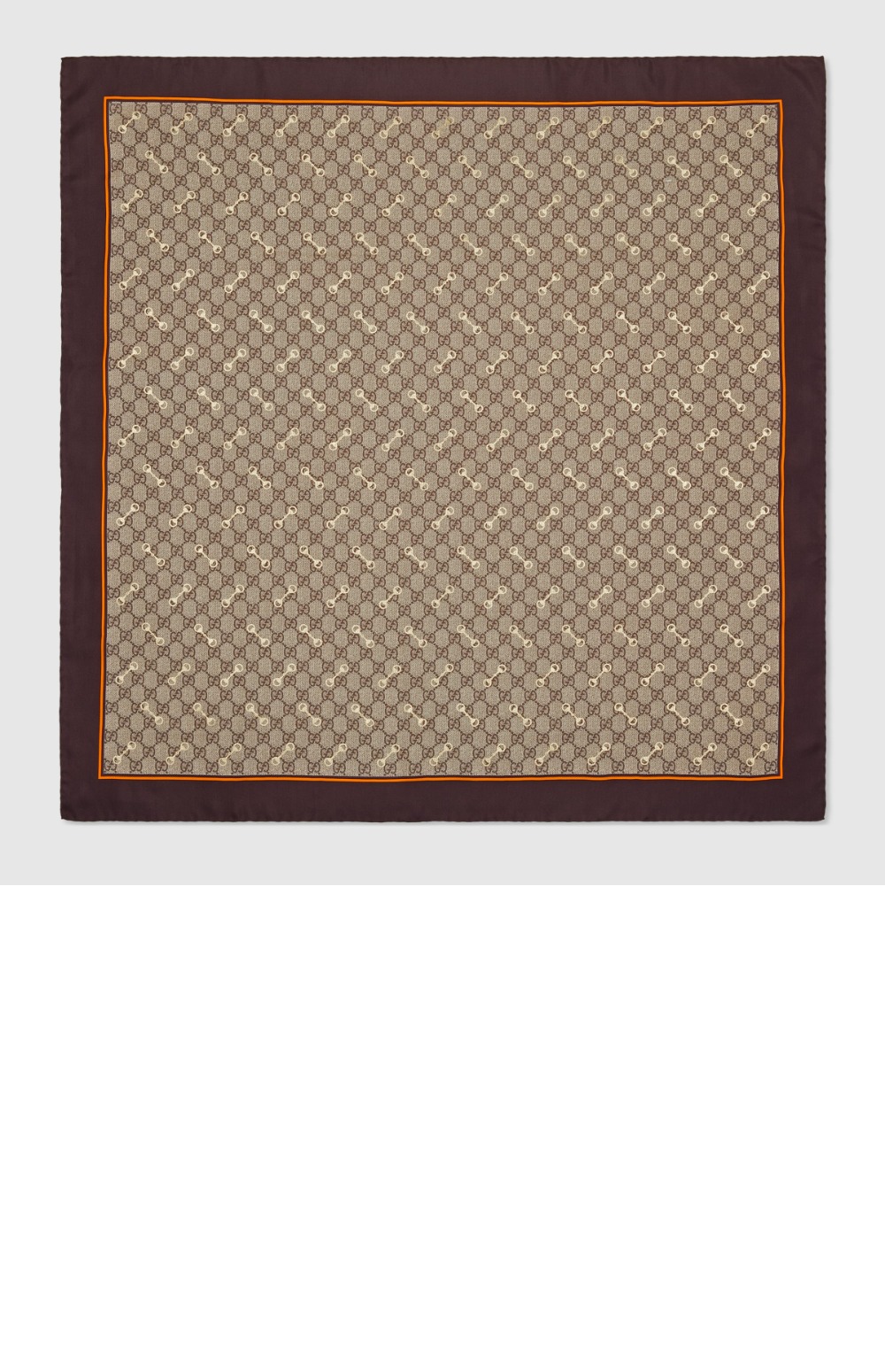 GG 프린트 홀스빗 실크 스카프 662576 > Etc - 기타제품