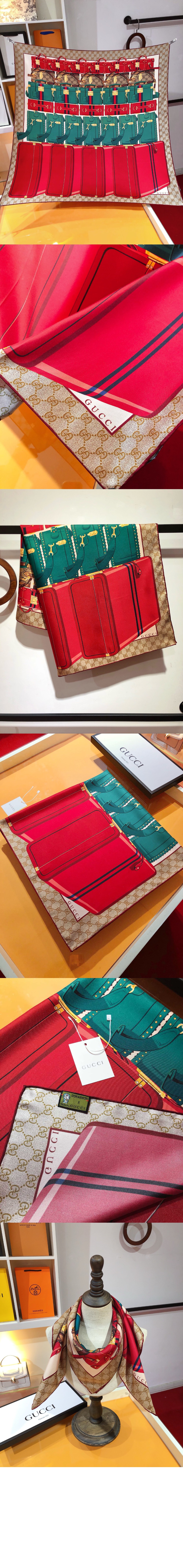 GG 발리제리아 프린트 실크 까레 ‎783164 > Etc - 기타제품