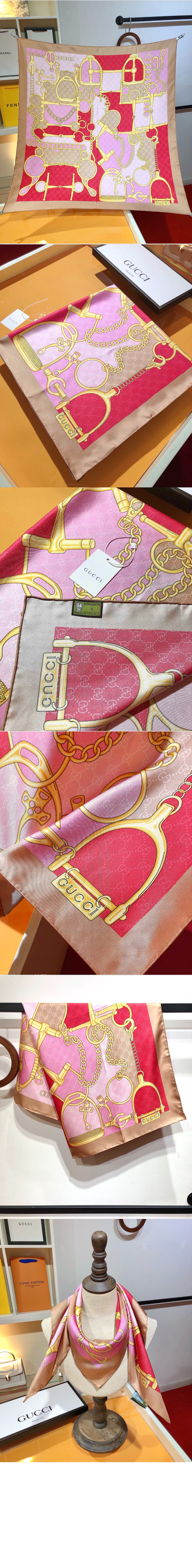 GG 홀스빗 실크 스카프 764655 > Etc - 기타제품