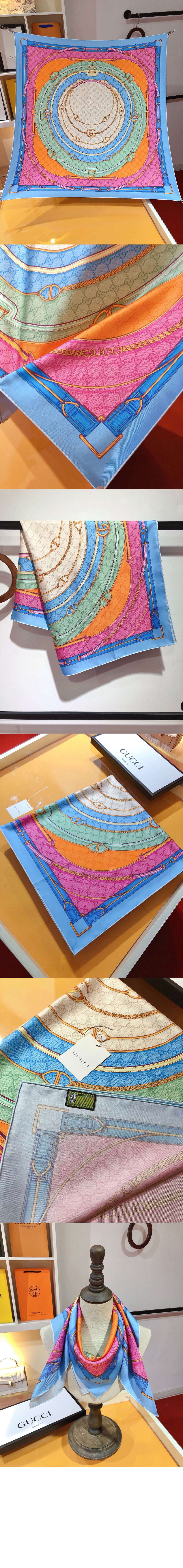 GG 벨트 프린트 실크 스카프  788599 > Etc - 기타제품