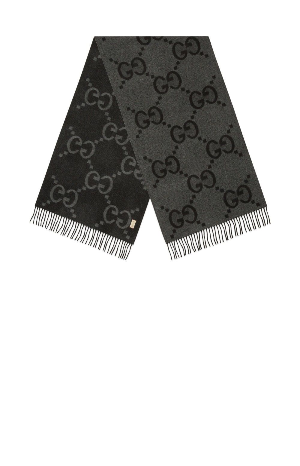 태슬 디테일의 GG 자카드 니트 스카프 674275 > Etc - 기타제품