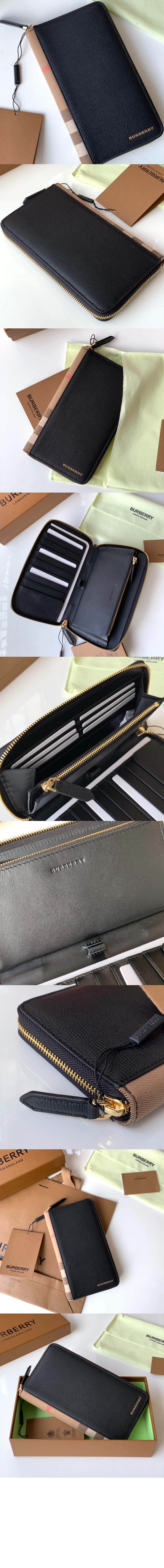 체크 지퍼 머니클립 39961931 > Flap Long Wallet - 플랩 장지갑