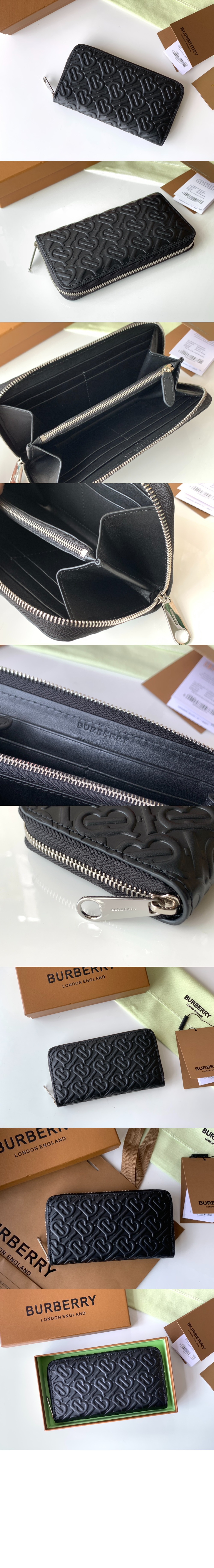 송아지 가죽 엠보 지퍼 지갑 80176521 > Zipper Long Wallet - 지퍼 장지갑