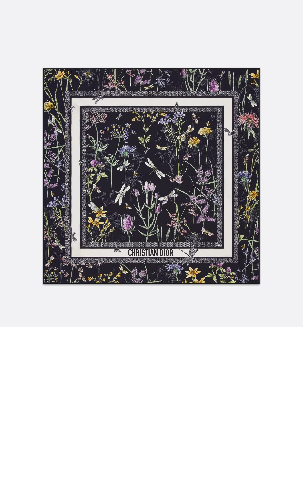 Herbarium 90 스퀘어 스카프 44HER > 디올