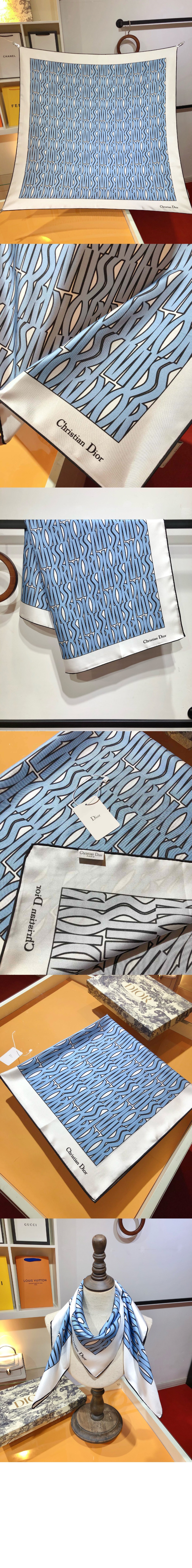 Allover 90 스퀘어 스카프 45MID > 디올