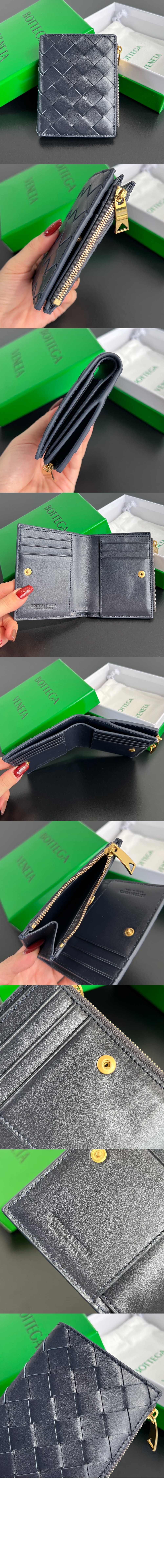 스몰 카세트 폴더형 지퍼 지갑 742698 > Cassette - 카세트