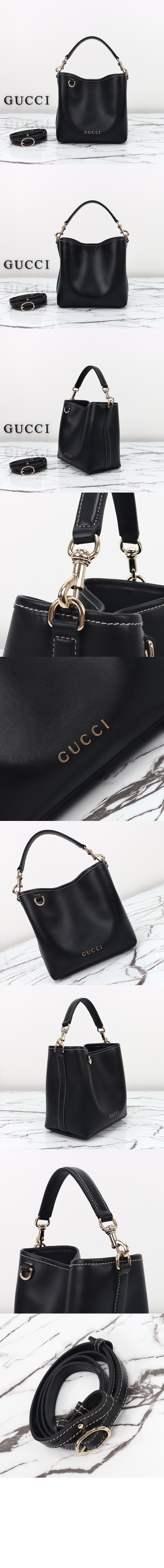 GG 엠블럼 미니 버킷백 815118 > GG Emblem - GG 엠블럼