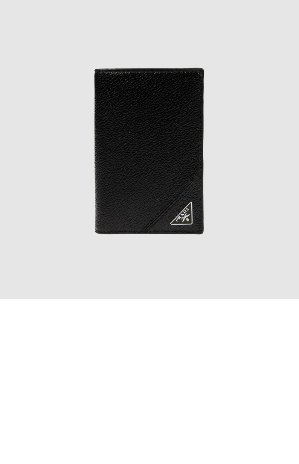 마이크로 그레인 트라이앵글 이중 카드지갑 2MC101 > Card Holder - 카드홀더