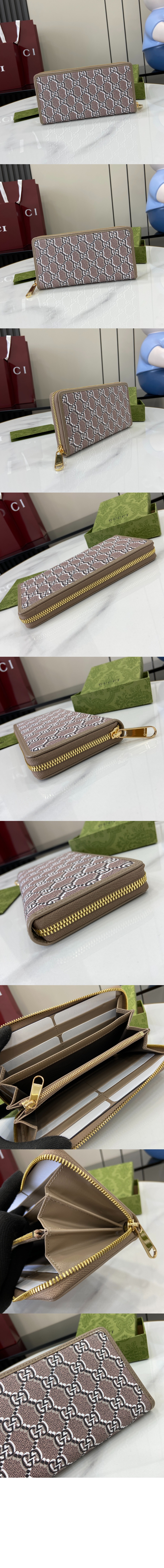 GG 섀도우 지퍼 지갑 795048 > GG Zipper Walle - GG 지퍼월렛