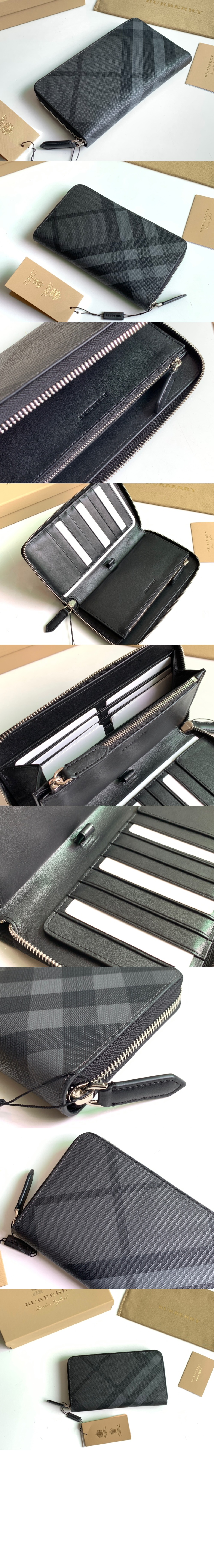 체크 빅 지퍼백 40564191 > Zipper Long Wallet - 지퍼 장지갑