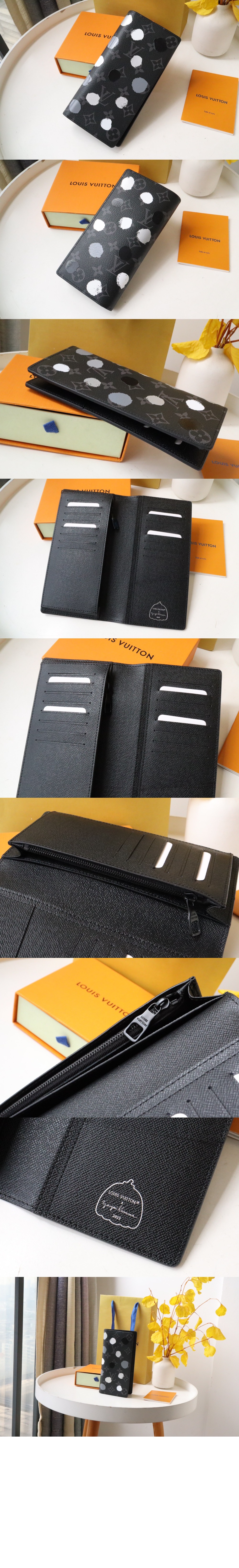 LV X YK 브라짜 월릿 장지갑 카드 지갑 쿠사마  M81932 > Brazza - 브라짜 월릿