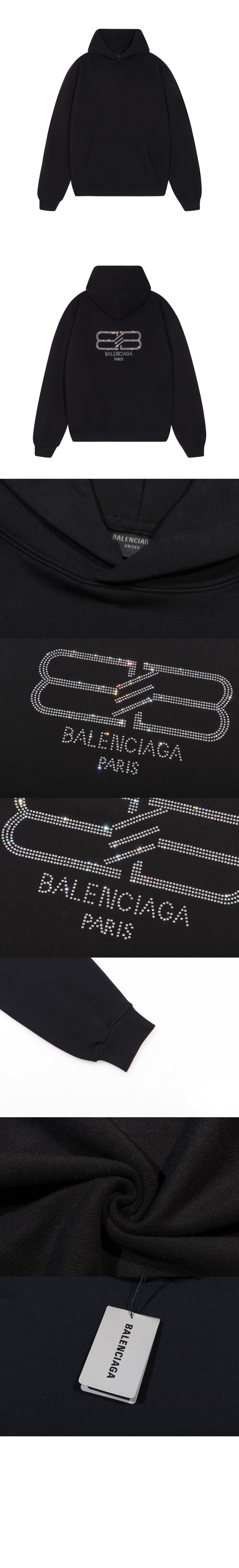 BB 파리 스트라스 라지 핏 후디 워시드 > Etc - 기타제품