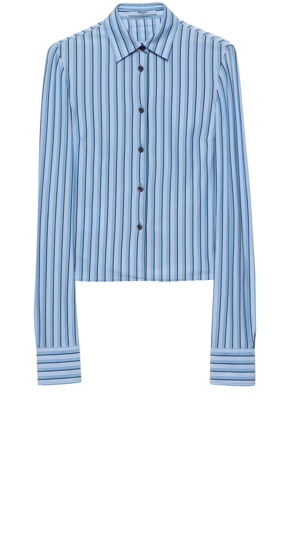 로고 프린트 셔츠 톱 > 프라다