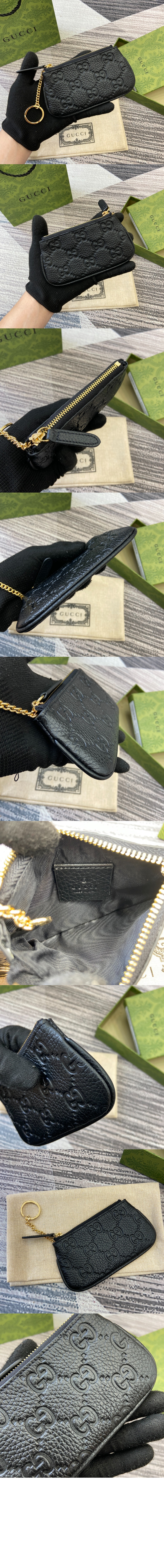 GG 엠블럼 지퍼 키 케이스 ‎815891 > GG Emblem - GG 로고