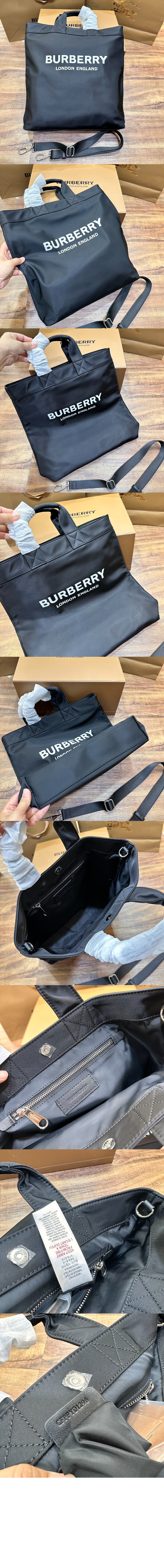 로고 프린트 나일론 토트백 블랙 80262331 > Etc - 기타제품