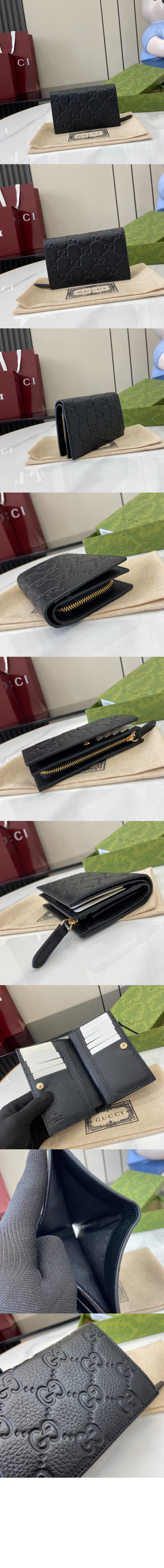 GG 엠블럼 미디엄 지갑 815874 > GG Emblem - GG 로고