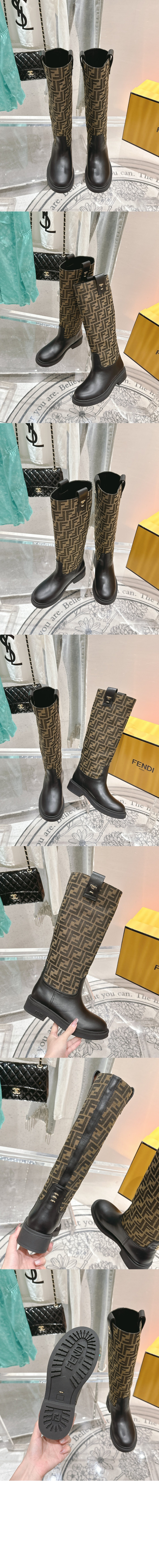 가죽과 패브릭 부츠 8W8574 > Etc - 기타제품