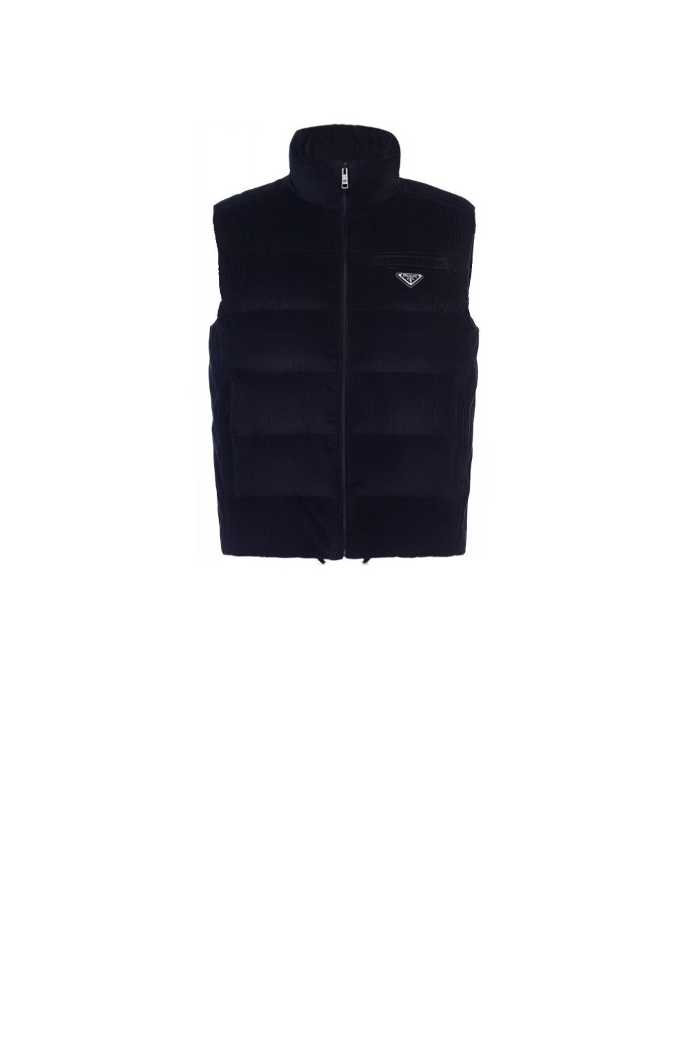 로고 쇼트 코트 > 프라다