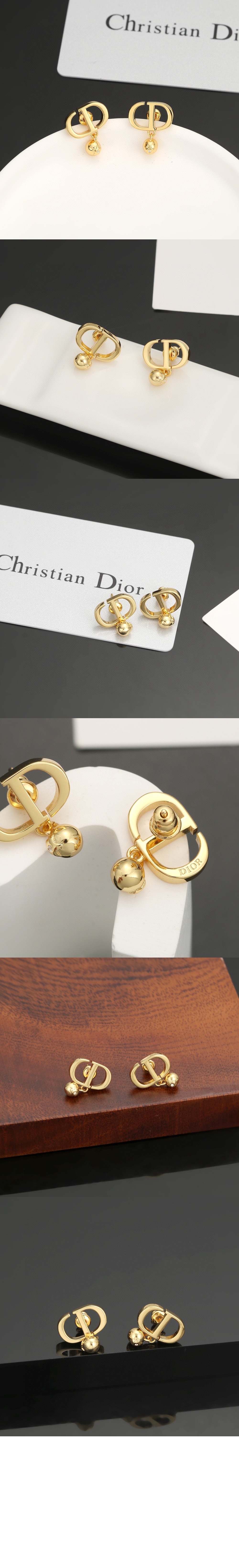 쁘띠 CD 귀걸이 E2040 > 디올