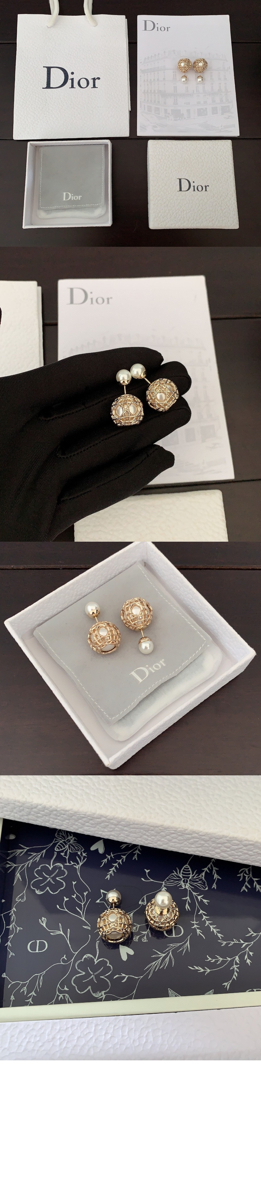 트리발레스 귀걸이 E3109 > 디올