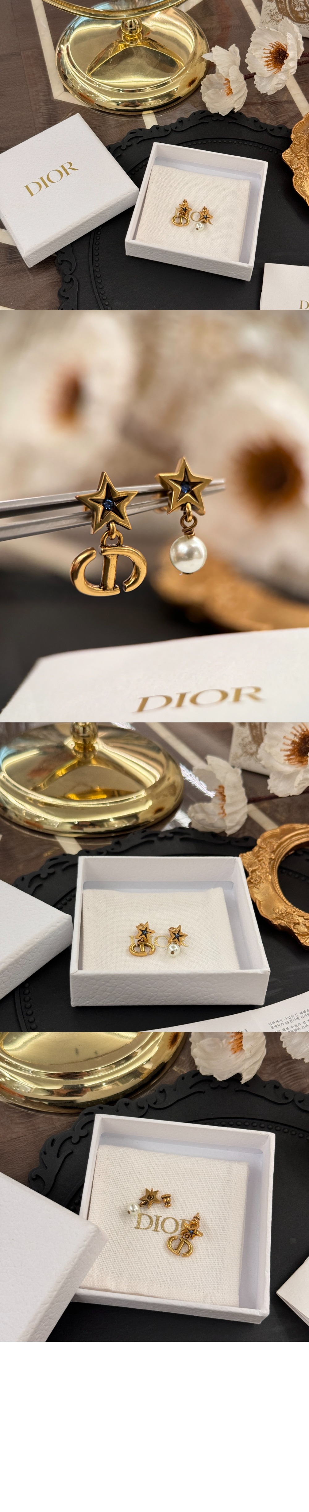 Lucky Charms 스터드 귀걸이 E3332 > 디올