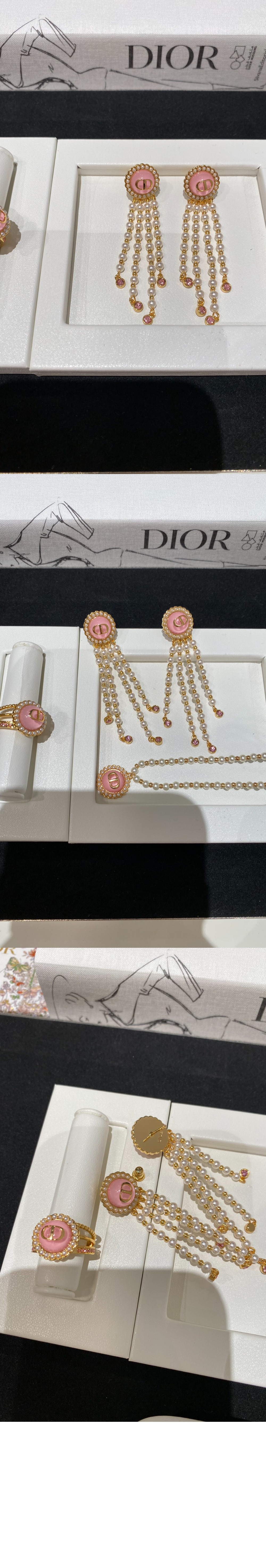 쁘띠 CD 스터드 귀걸이 E3190 > 디올