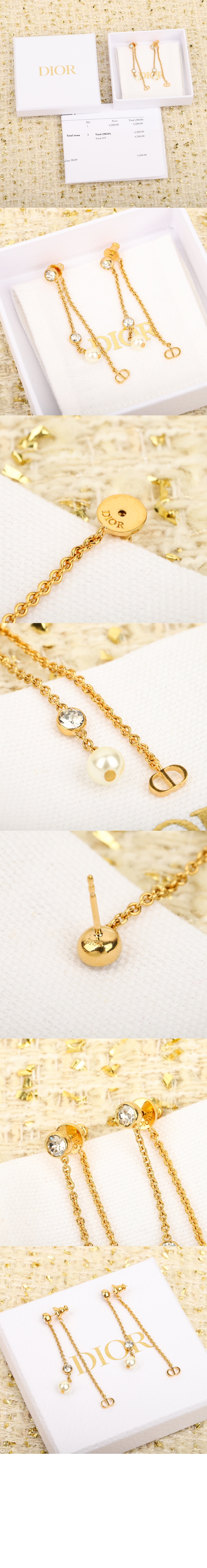 쁘띠 CD 트레져 귀걸이 E3340 > 디올