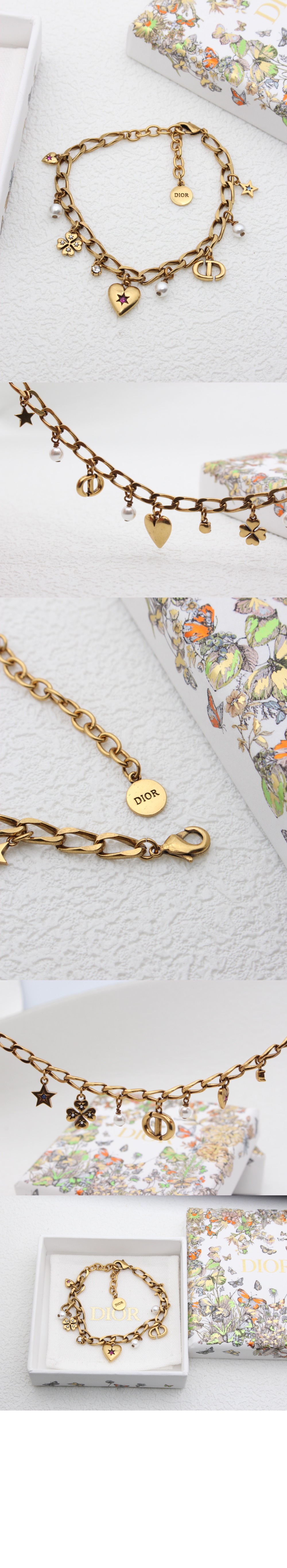 럭키 참스 팔찌 B2484 > 디올