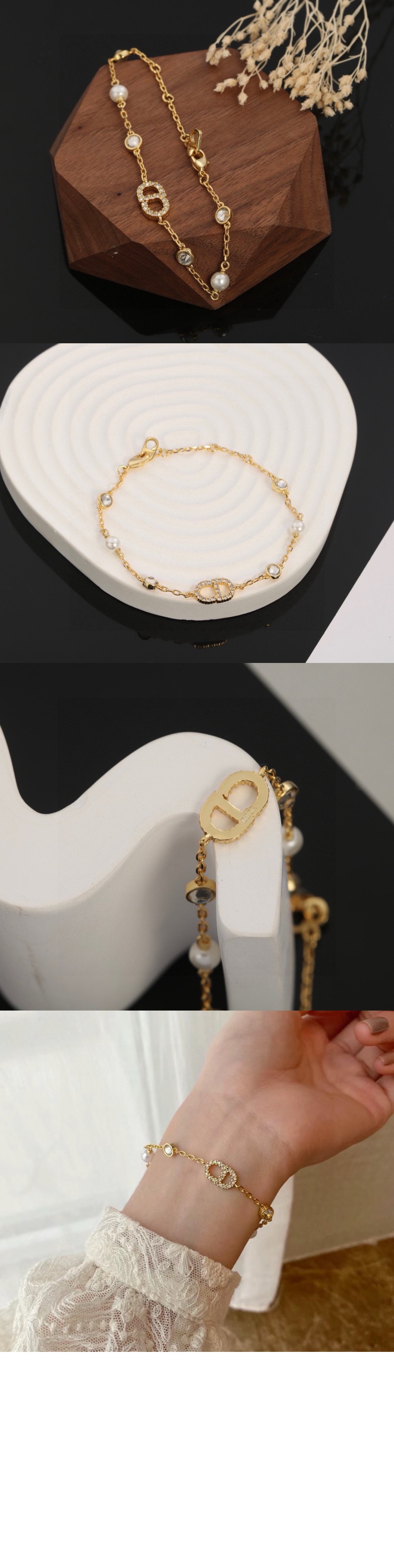 클레어 디 룬 팔찌 B0668 > 디올