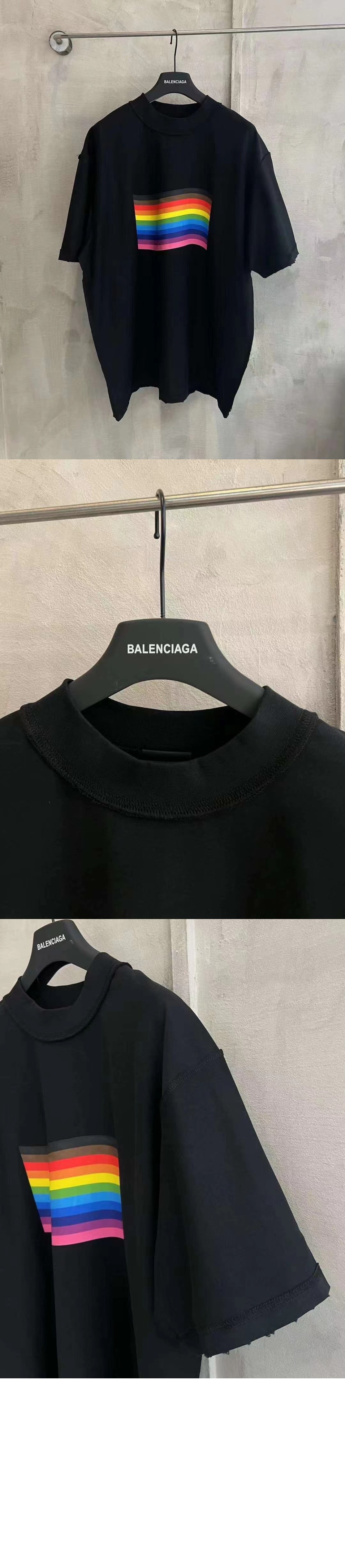 레인보우 플래그 인사이드 아웃 오버사이즈 티셔츠 > Etc - 기타제품