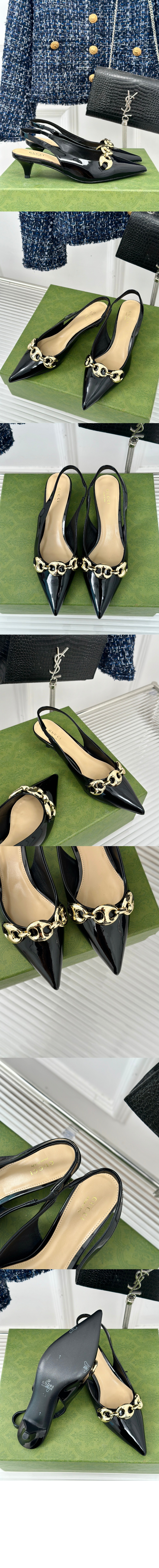 마리나 체인이 슬링백 펌프스 794372 > Marina - 마리나