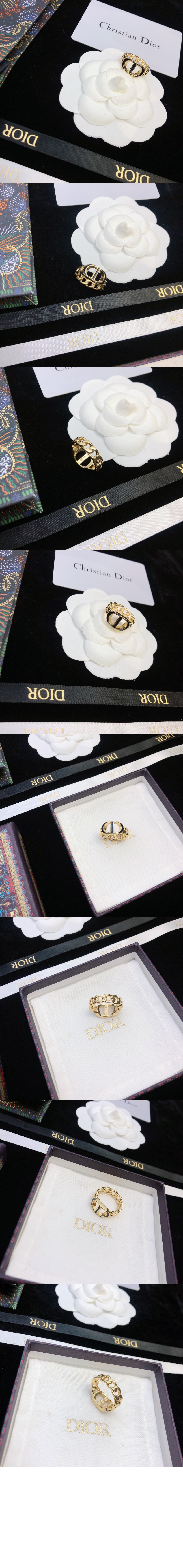 쁘띠 CD 스터드 반지  R1086 > 디올