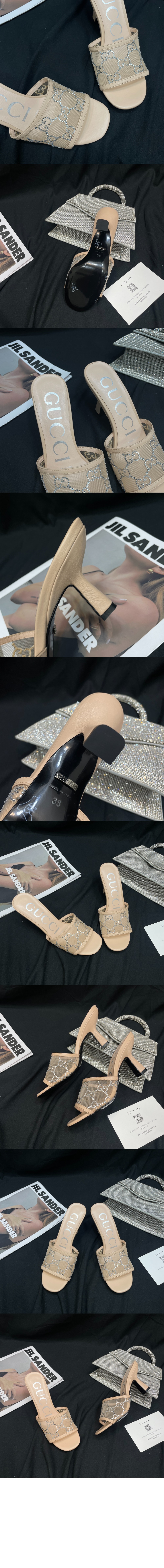 GG 미드힐 슬라이드 샌들 ‎747245 > Etc - 기타제품