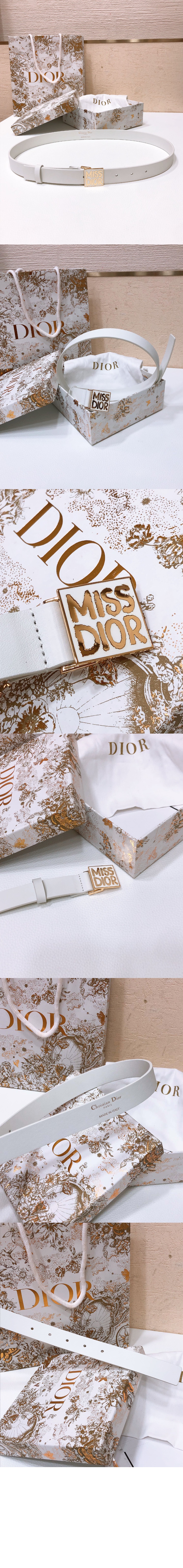 Miss Dior Graffiti 벨트 B0598 > 디올