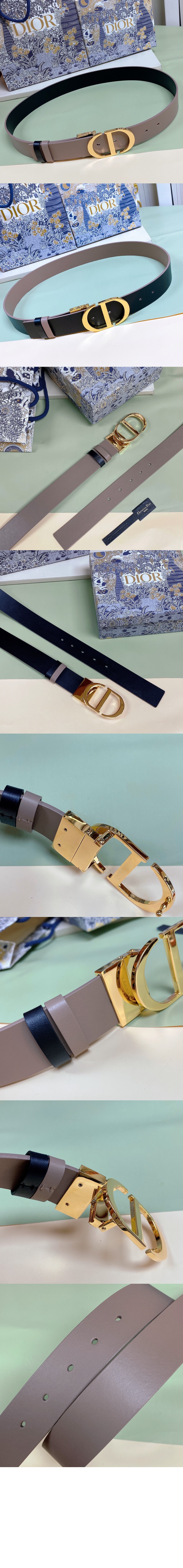 30 Montaigne 리버서블 벨트 B0446 > 디올