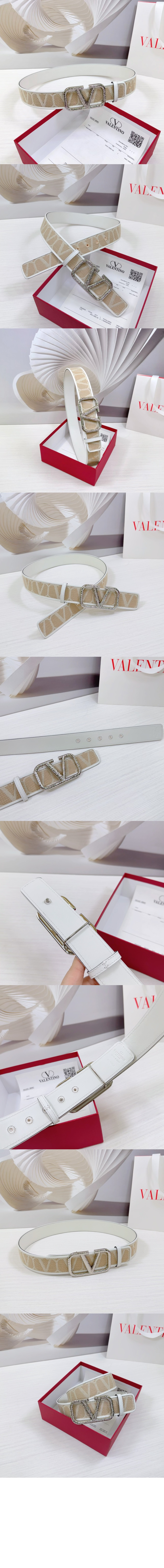 양면 소가죽 벨트 > 발렌티노