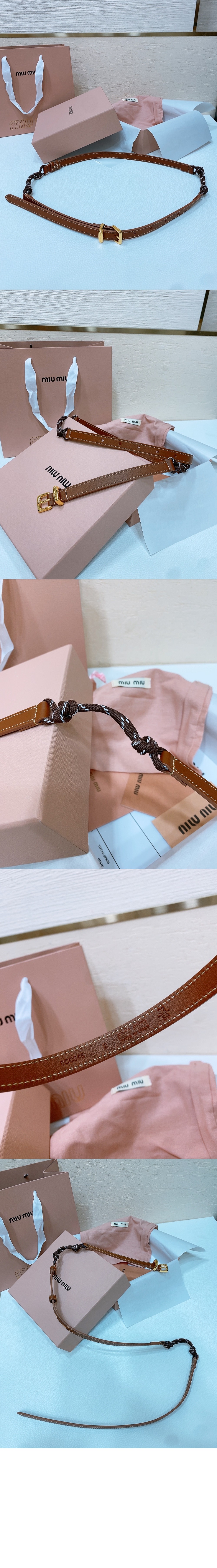 가죽 벨트 5CC591 > 미우미우