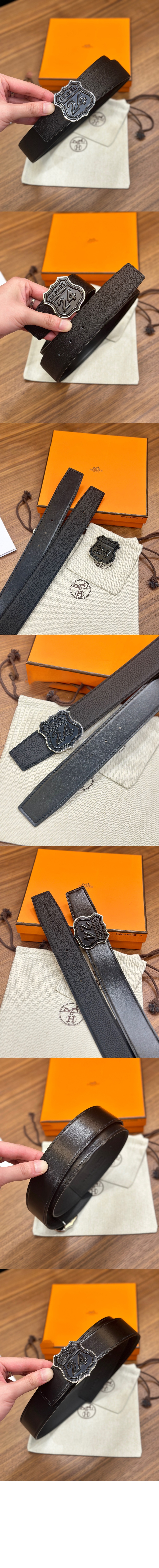 양면 가죽 벨트 > 에르메스