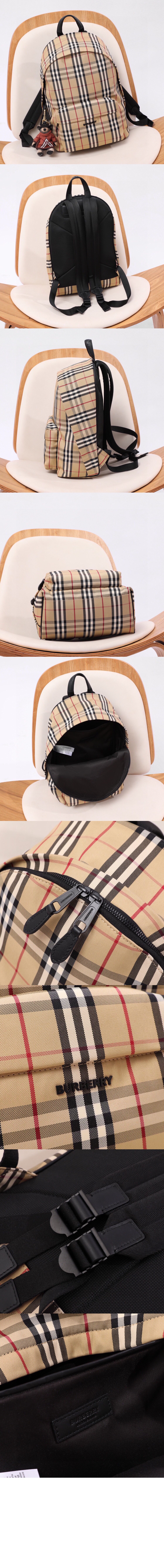 빈티지 체크 나일론 백팩 80161061 > Backpack - 백팩