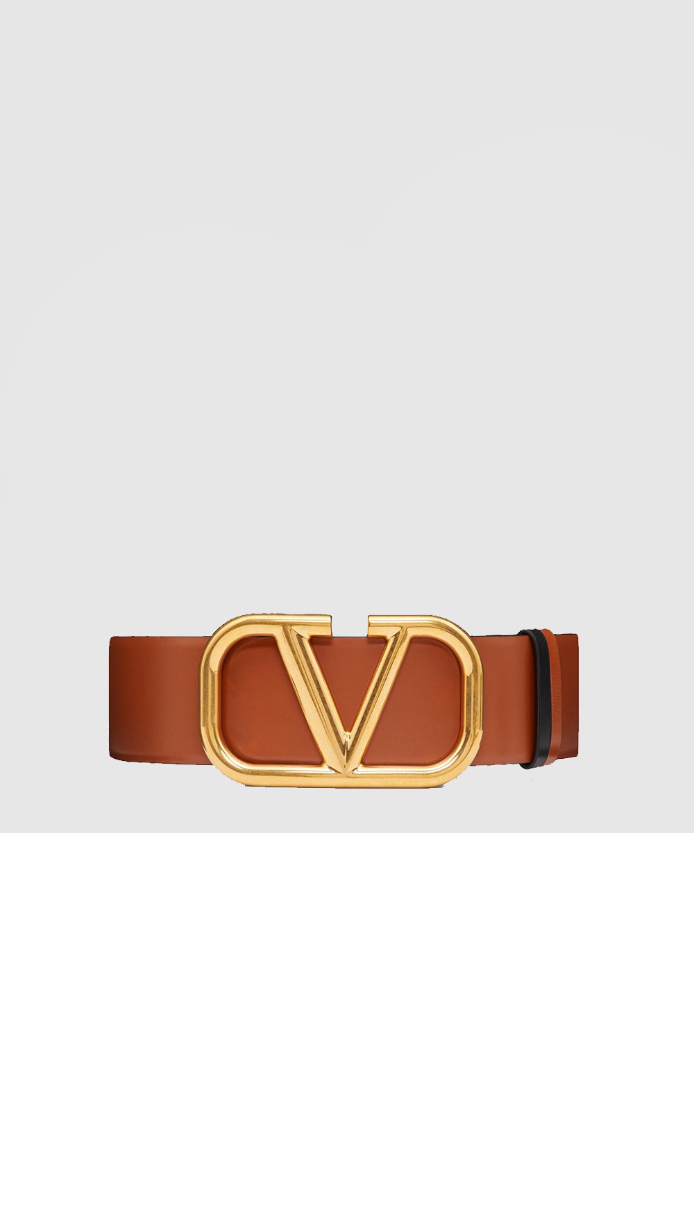 양가죽 양면 가죽 벨트 > 발렌티노