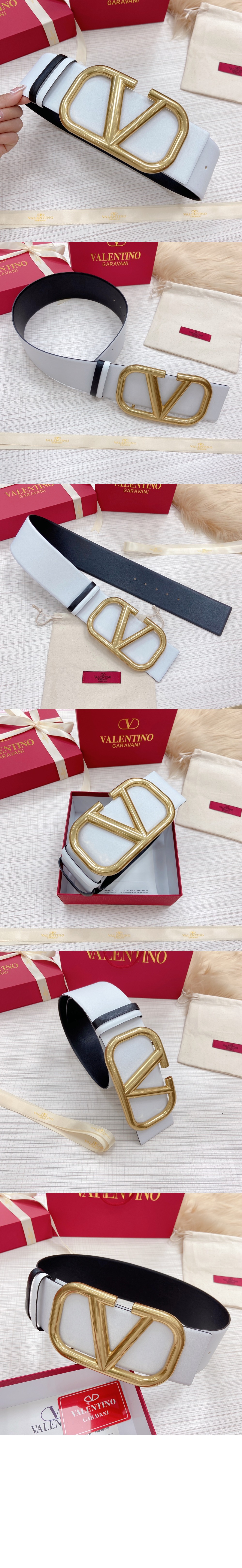 양가죽 양면 가죽 벨트 > 발렌티노